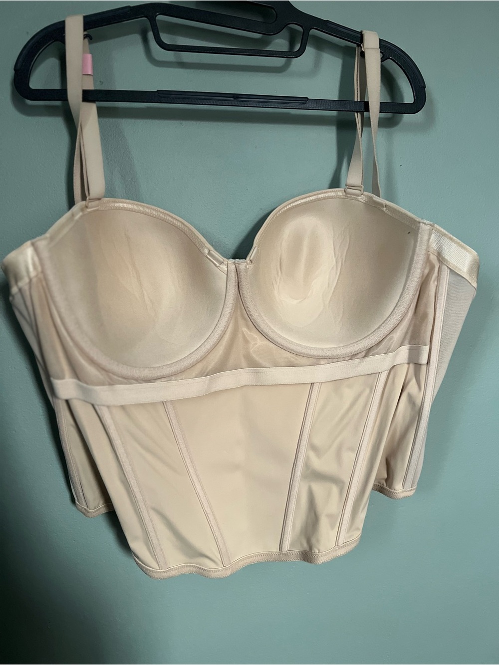 NWT- CACIQUE Nude Longline Strapless Bustier - Picture 3 of 7